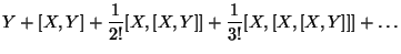 $\displaystyle (e^X)Y(e^{-X})$
