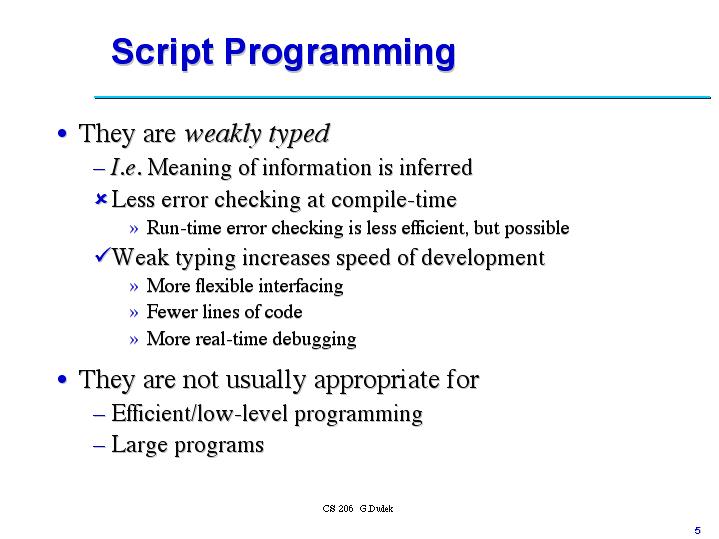 Script Programming